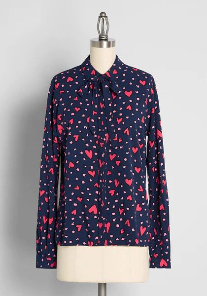 Must Be Love Tie-Neck Top | ModCloth
