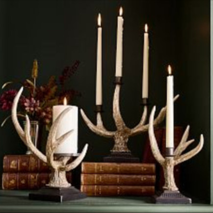 These Pottery Barn antler candleholders create the perfect blend of nature and sophistication. Beautiful for holiday centerpieces or mantel styling all season long.

#LTKFindsUnder100 #LTKHoliday #LTKHome