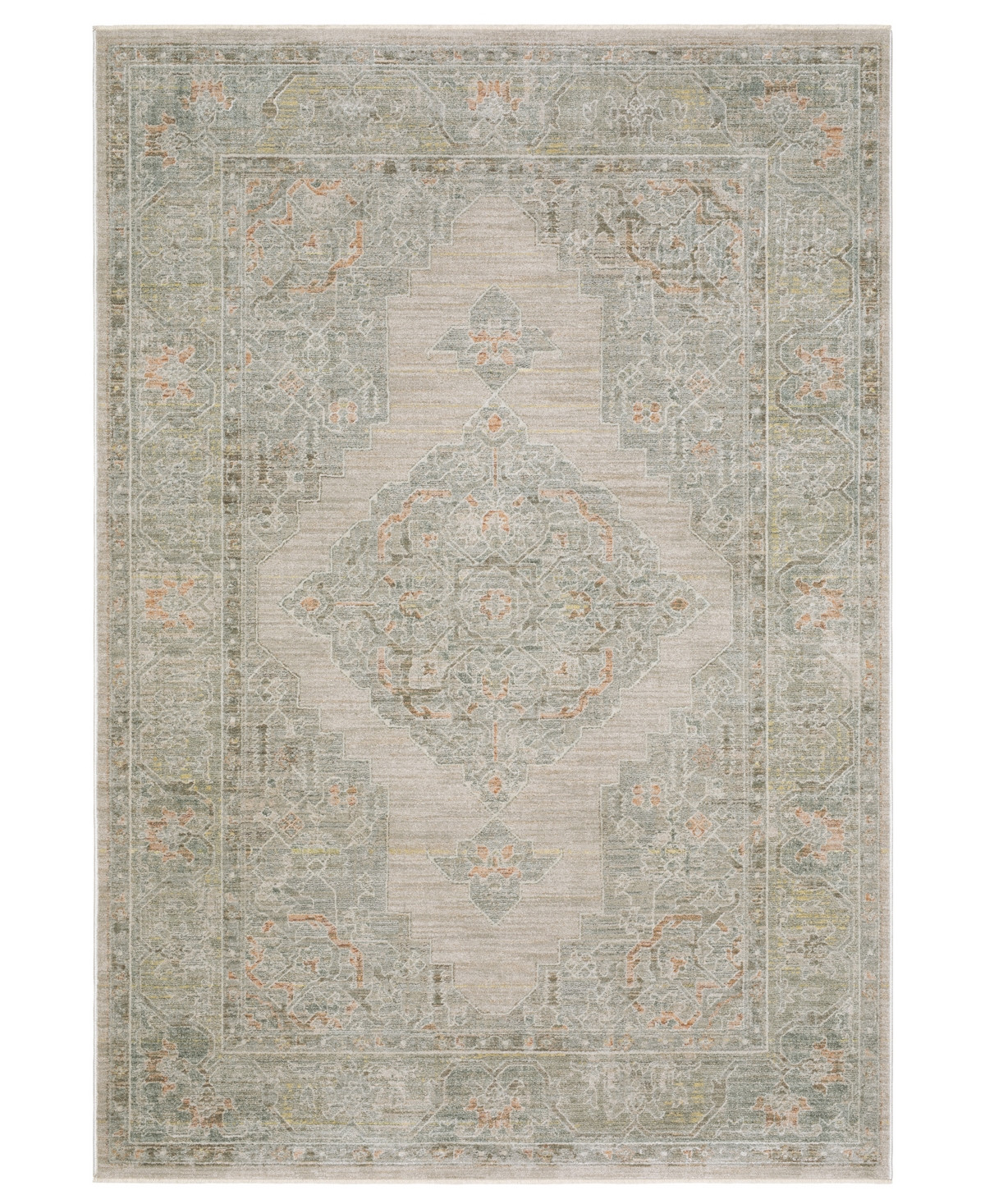 Oriental Weavers Keaton KEA02 9'10"x12'10" Area Rug - Beige | Macy's