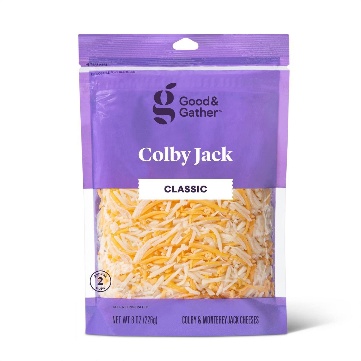 Shredded Colby Jack Cheese - 8oz - Good & Gather™ | Target