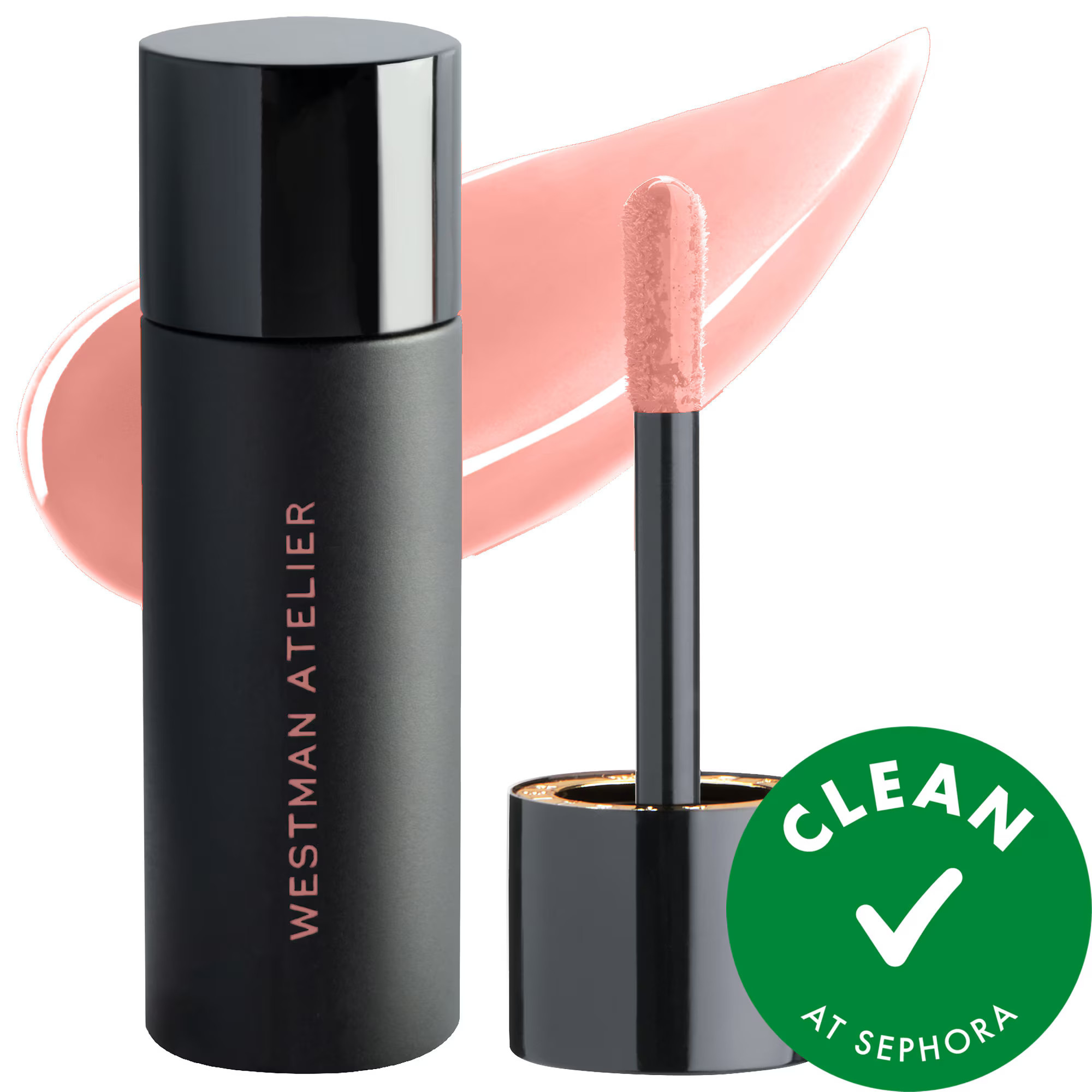 Westman Atelier Squeaky Clean Liquid Lip Hydrating Lip Balm Nou Nou 0.21 oz/ 6.5 mL | Sephora (US)