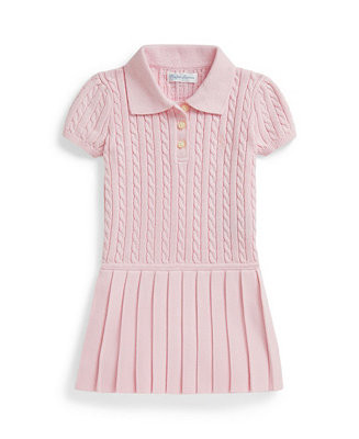 Polo Ralph Lauren Baby Girls' Mini-Cable Polo Sweater Dress - Macy's | Macy's