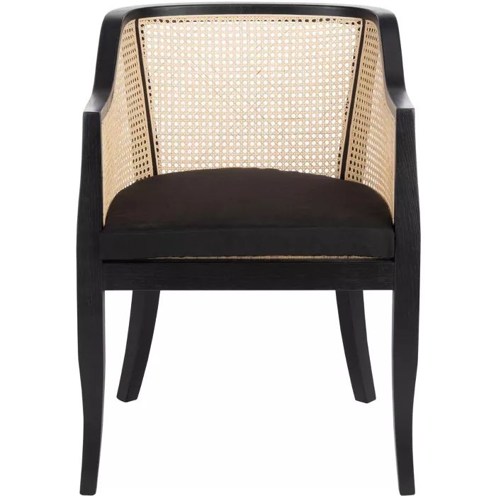 Rina Dining Chair - Black/Natural - Safavieh | Target