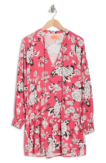 Shining Tides Floral Print Swim Cover Up | Nordstrom Rack