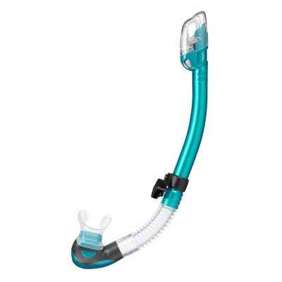 TUSA SP0101 Hyperdry Elite II Snorkel - Dry Top, High Flow Purge, Comfort Swivel, Ortho Mouthpiece, Ocean Green | Target