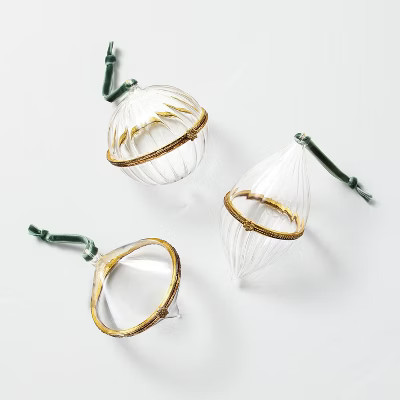 3pc Hinge Ornament Set - Hearth & Hand™ with Magnolia | Target