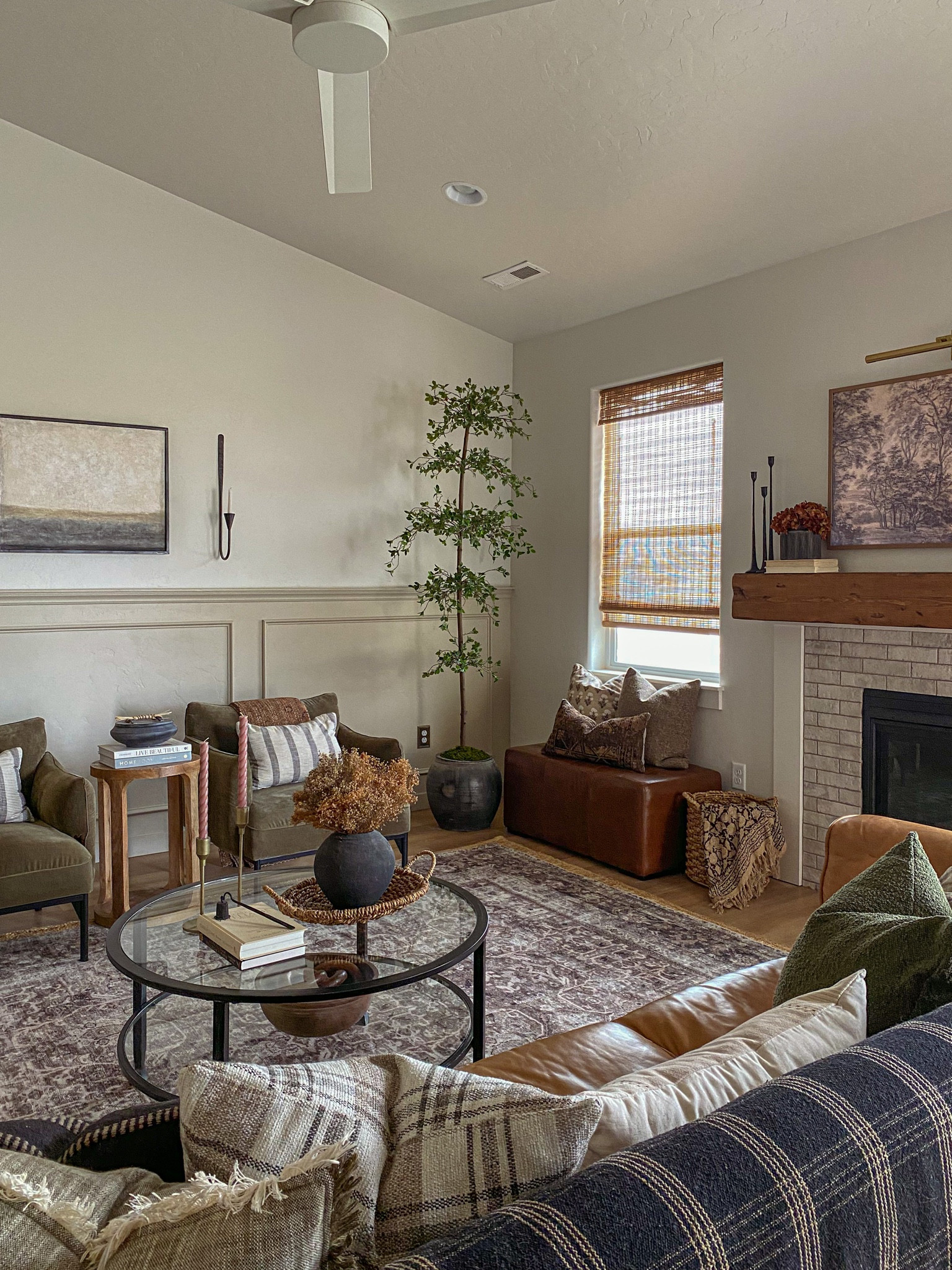 Living room inspiration, home decor, vintage inspired, west elm accent chairs, loloi rug, congac leather sofa

#LTKFind #LTKhome #LTKunder100