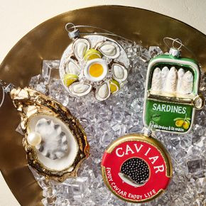 Fancy Food Glass Ornaments | West Elm (US)