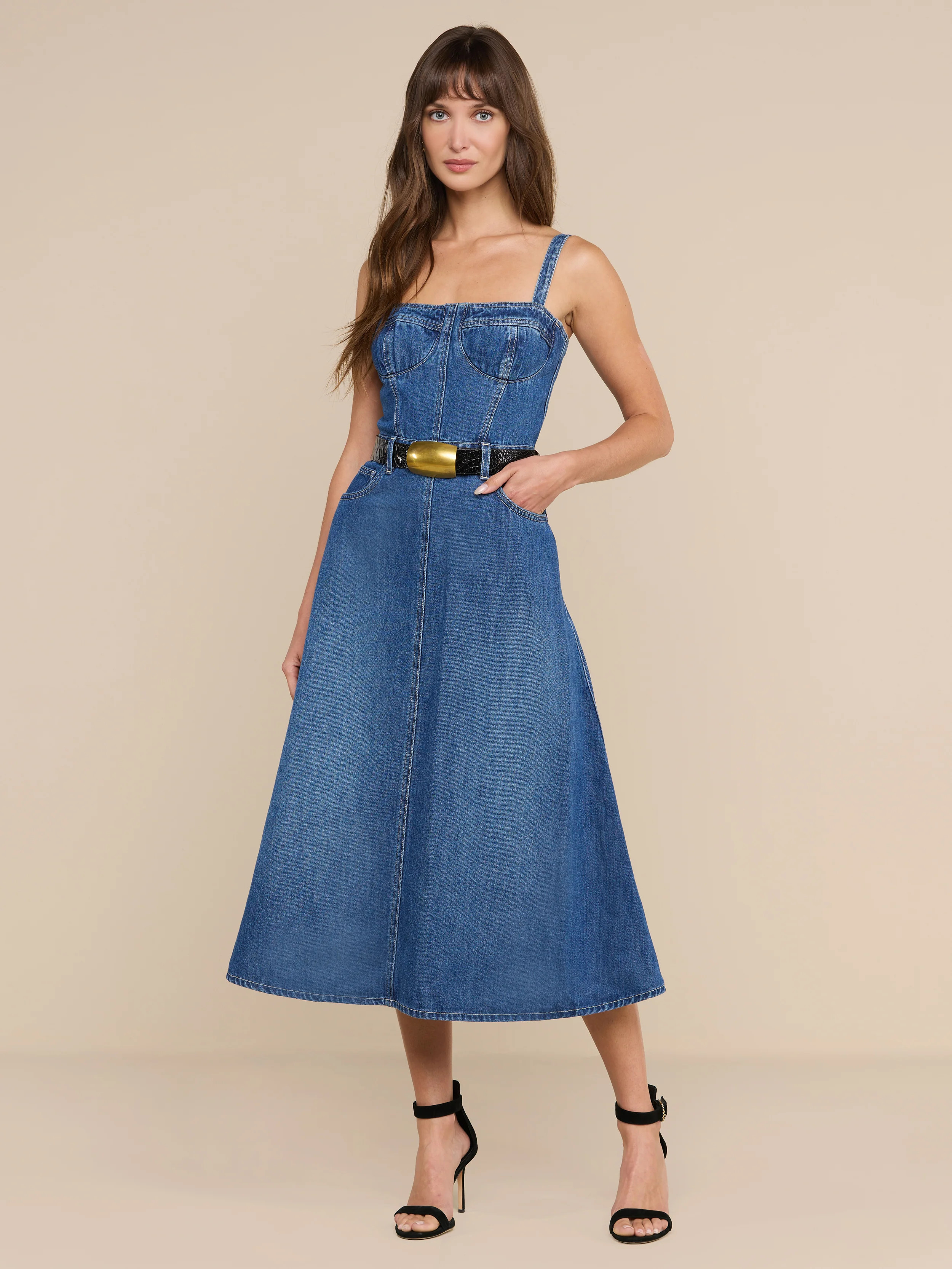 Jovie Bustier Dress | L'Agence