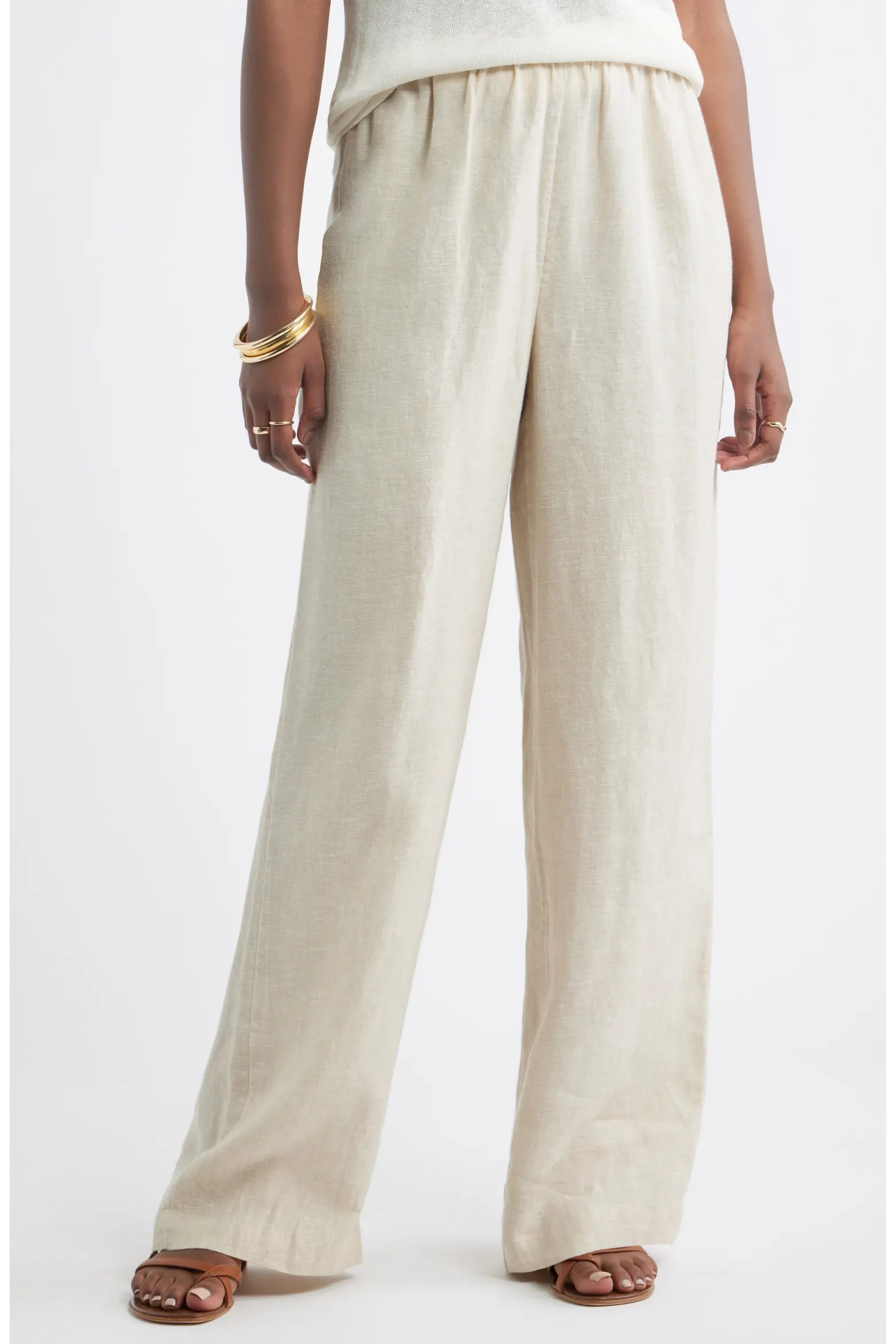 Wide Leg Linen Pants (Women) | Nordstrom | Nordstrom