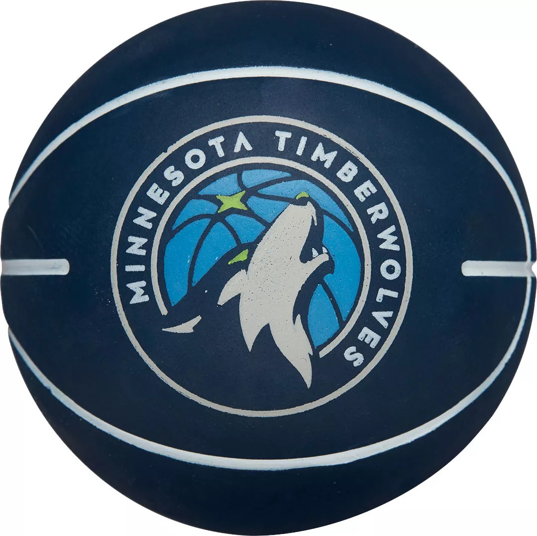 Wilson Minnesota Timberwolves 2"" Mini Dribbler Basketball, Blue | Dick's Sporting Goods
