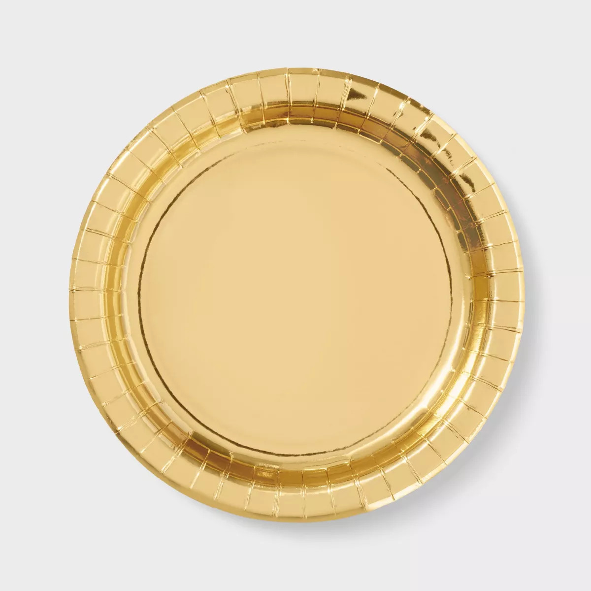20ct 8.5" Disposable Metallic Plates Gold - Spritz™ | Target