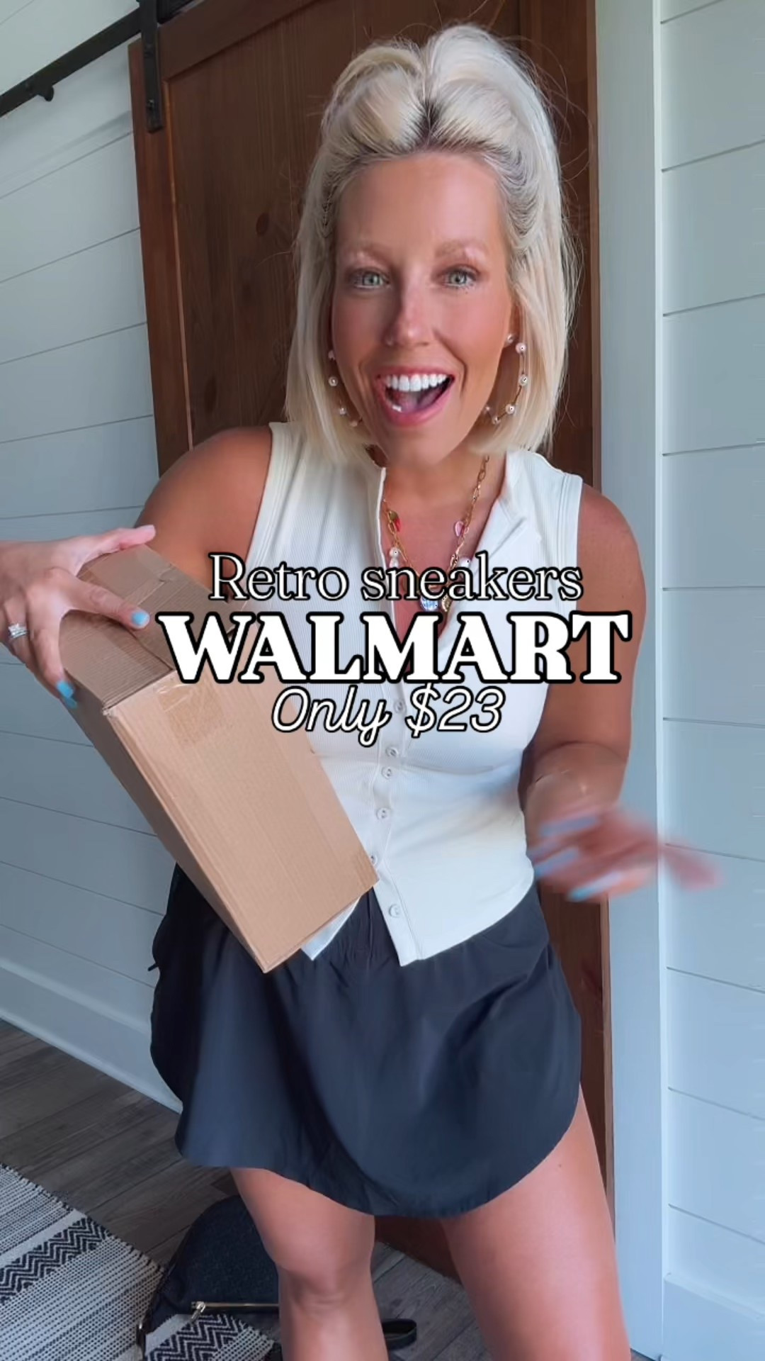 I love these cute and comfy new sneakers that are only $23! I got my true size and they fit great and feel so comfy!!! They come in 4 colors so check them all out!!!
⬇️⬇️⬇️
Top small
Shorts sized up to medium for a roomier fit but run TTS
Shoes TTS



#LTKShoeCrush #LTKStyleTip #LTKFindsUnder50