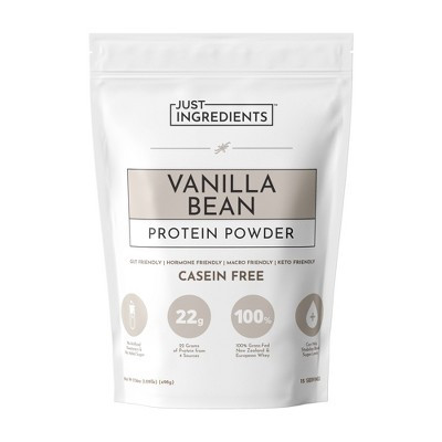 Just Ingredients Vanilla Bean Protein Mix - 17.5oz - 15 servings | Target