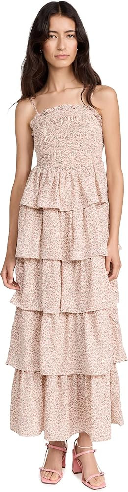 English Factory Women's Floral Smocked Multi Tiered Dress | Amazon (US)