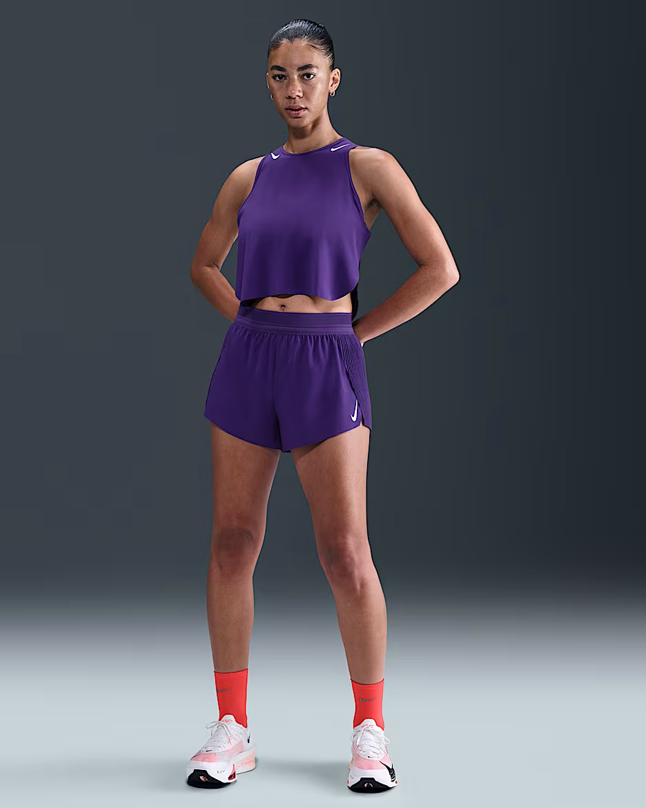 Sustainable MaterialsNike AeroSwiftWomen's Dri-FIT ADV Mid-Rise 3" Brief-Lined Running Shorts | Nike (US)