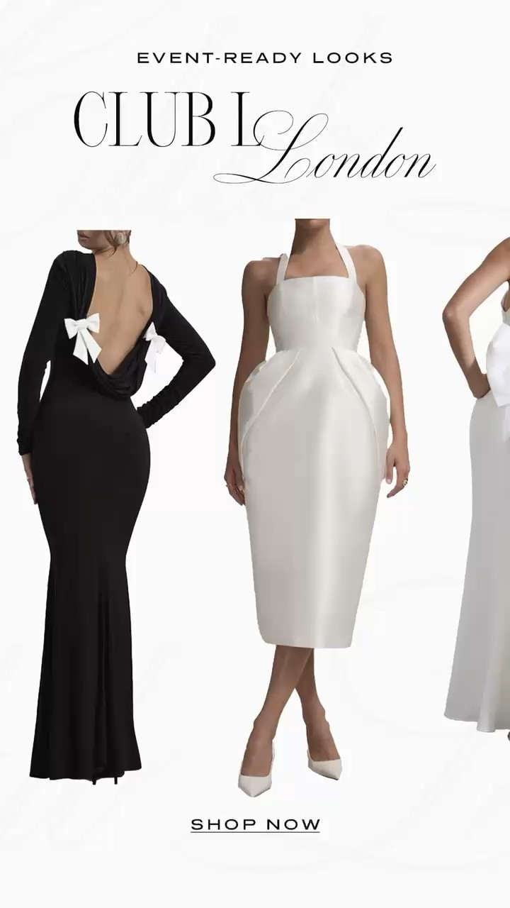 Well-priced, event-ready looks from Club L London 🤍 So chic!