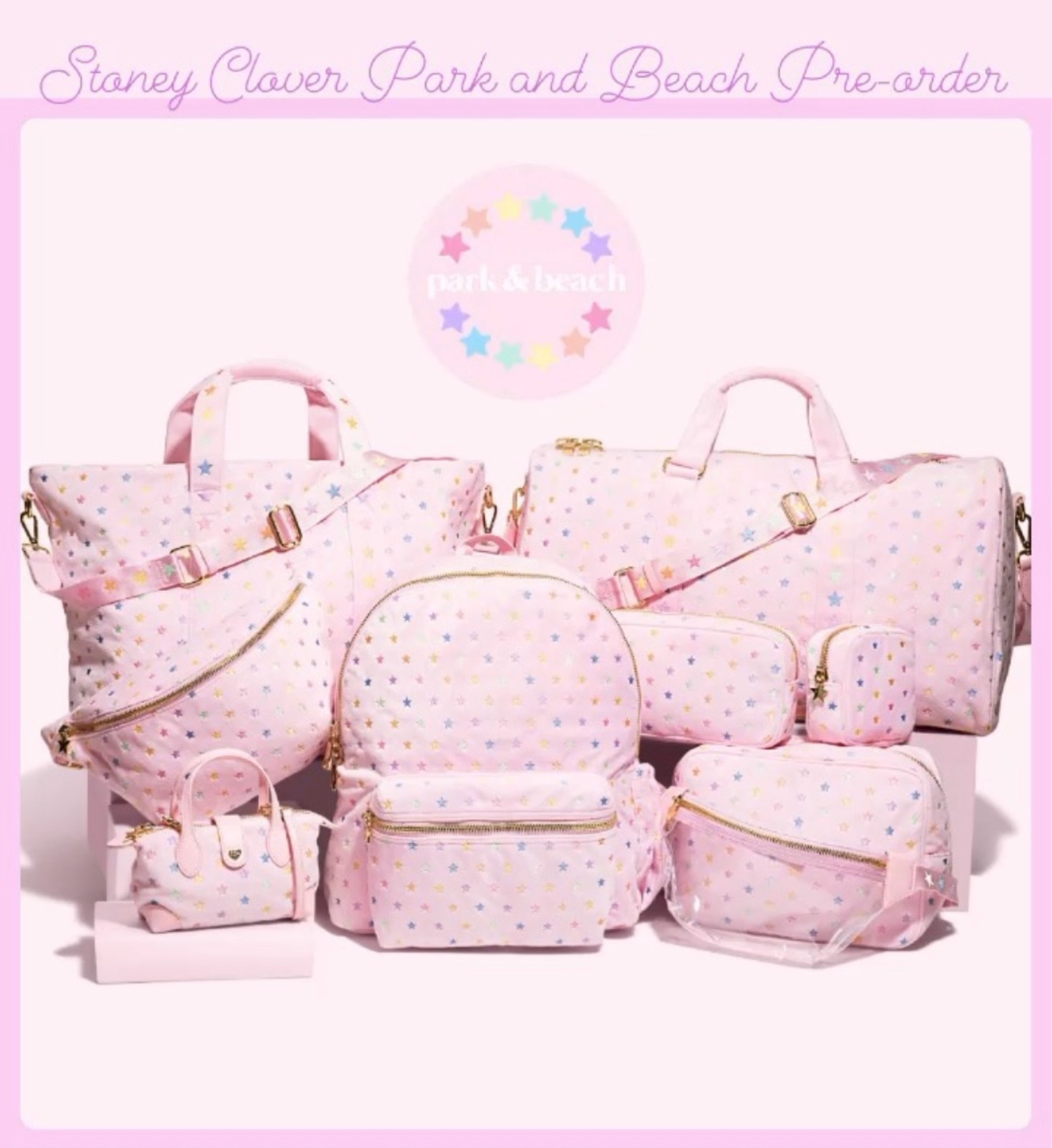Stoney Clover Park and Beach Pre-order! Don’t miss out on this gorgeous collection 🎀✨💕

#LTKStyleTip #LTKBacktoSchool #LTKItBag