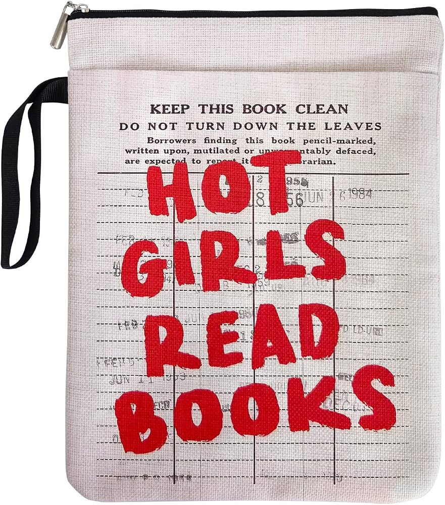 Who is Girl Love Read Books Book Covers for Women Book Lovers, Library Card Pattern Bookcover Pro... | Amazon (US)