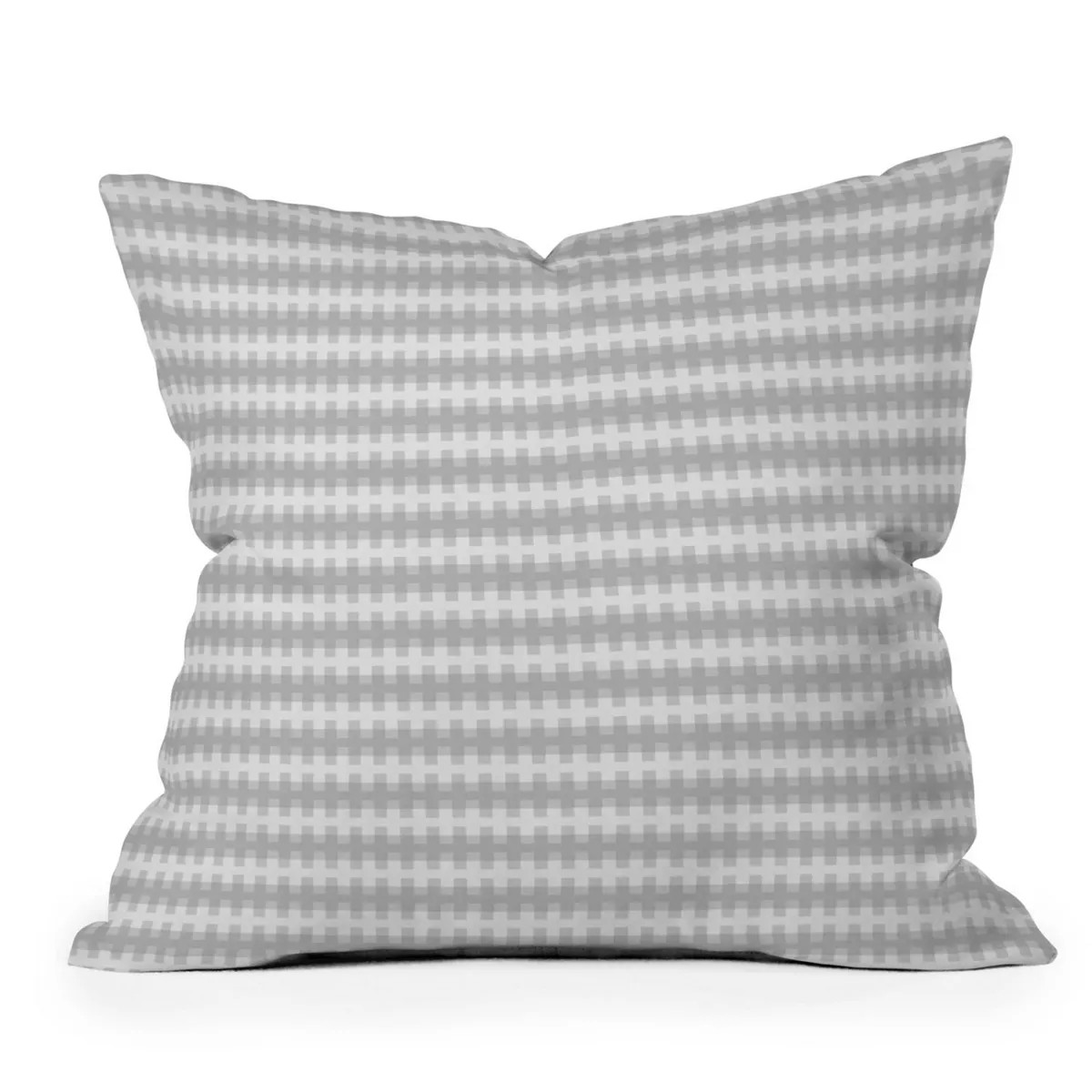 20"x20" Deny Designs ThirtyOne Illustrations Stiches Square Outdoor Throw Pillow Gray | Target