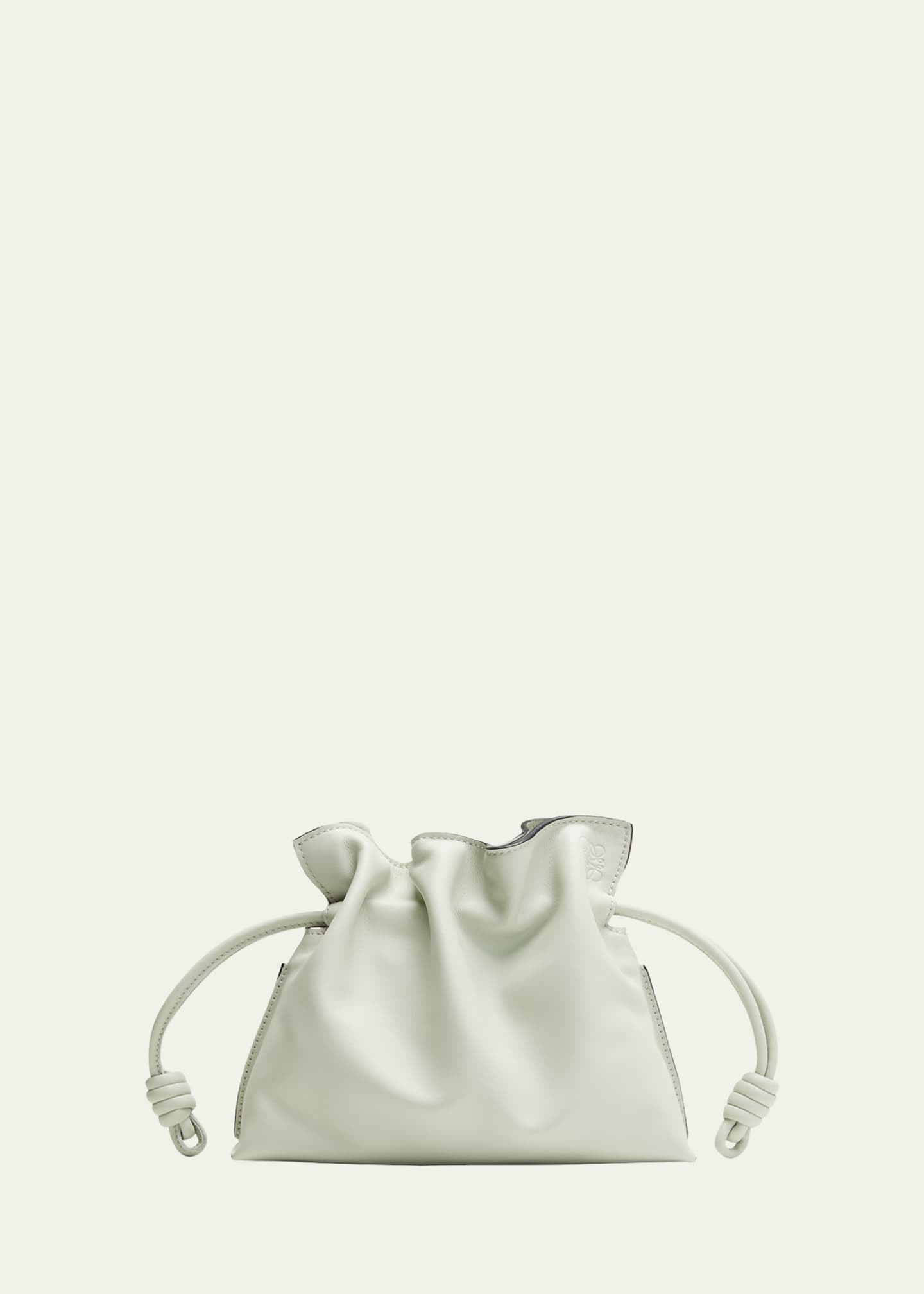 Loewe Flamenco Mini Napa Drawstring Clutch Bag | Bergdorf Goodman