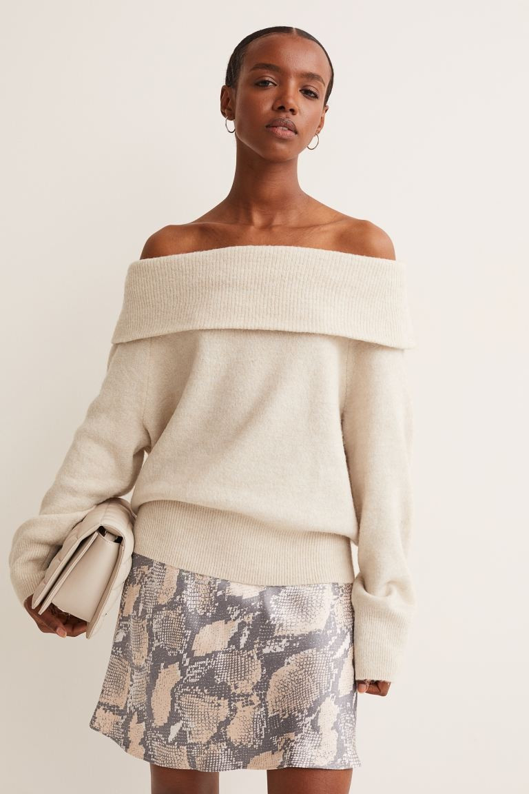 Off-the-shoulder Sweater | H&M (US + CA)