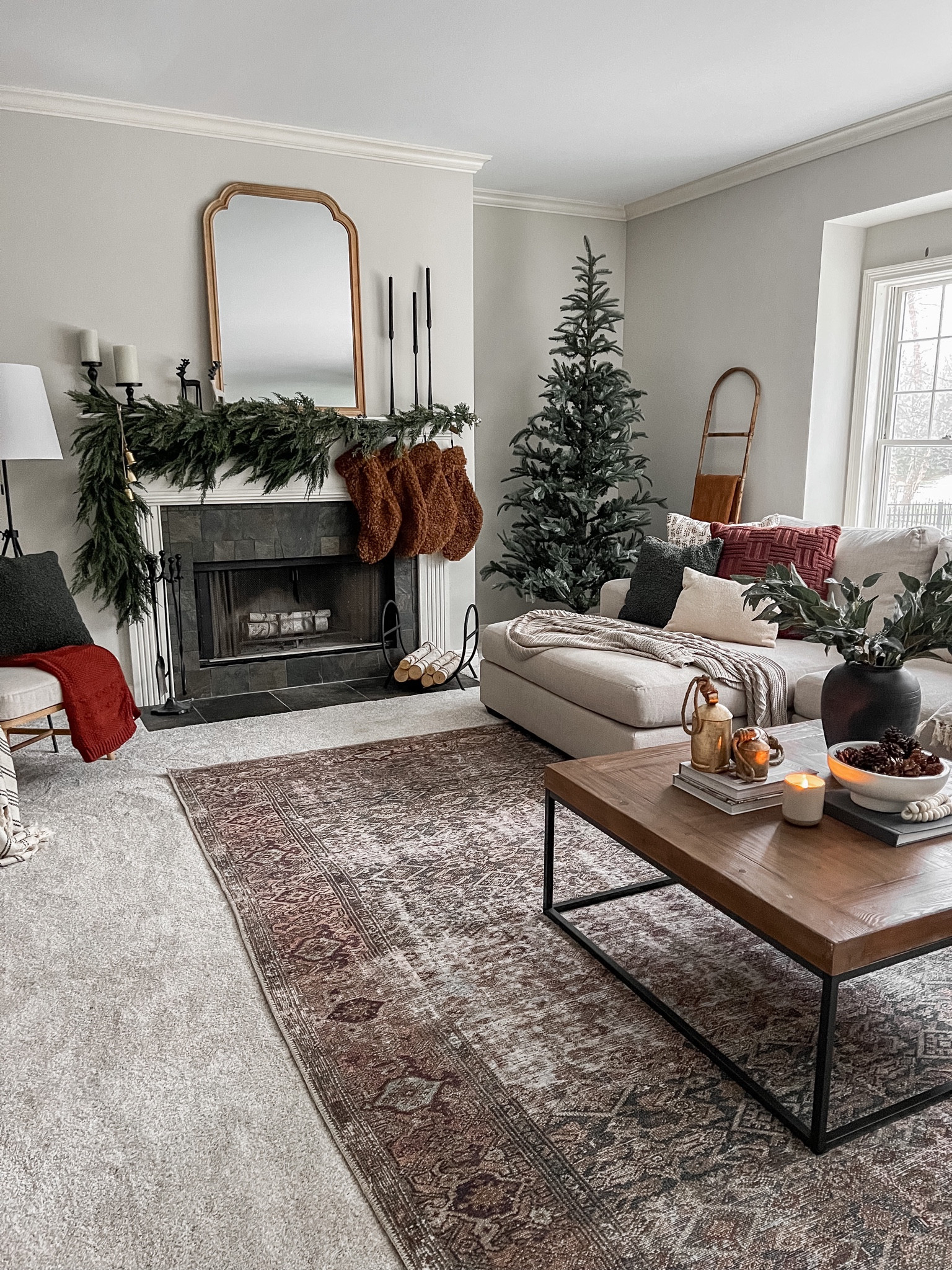 Neutral Christmas decor for the living room 


Living room decor neutral rug vintage rug area rug living room rug Christmas tree coffee table Christmas garland Christmas stocking brown stocking Christmas reindeer sofa pottery barn living room pottery barn sofa Big Sur sofa cozy living room decor affordable living room decor 

#LTKhome #LTKstyletip #LTKunder100