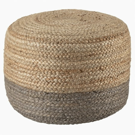 The Curated Nomad-1PK The Curated Nomad Camarillo Modern Cylindrical Jute PoufTaupe/Beige | Walmart (US)
