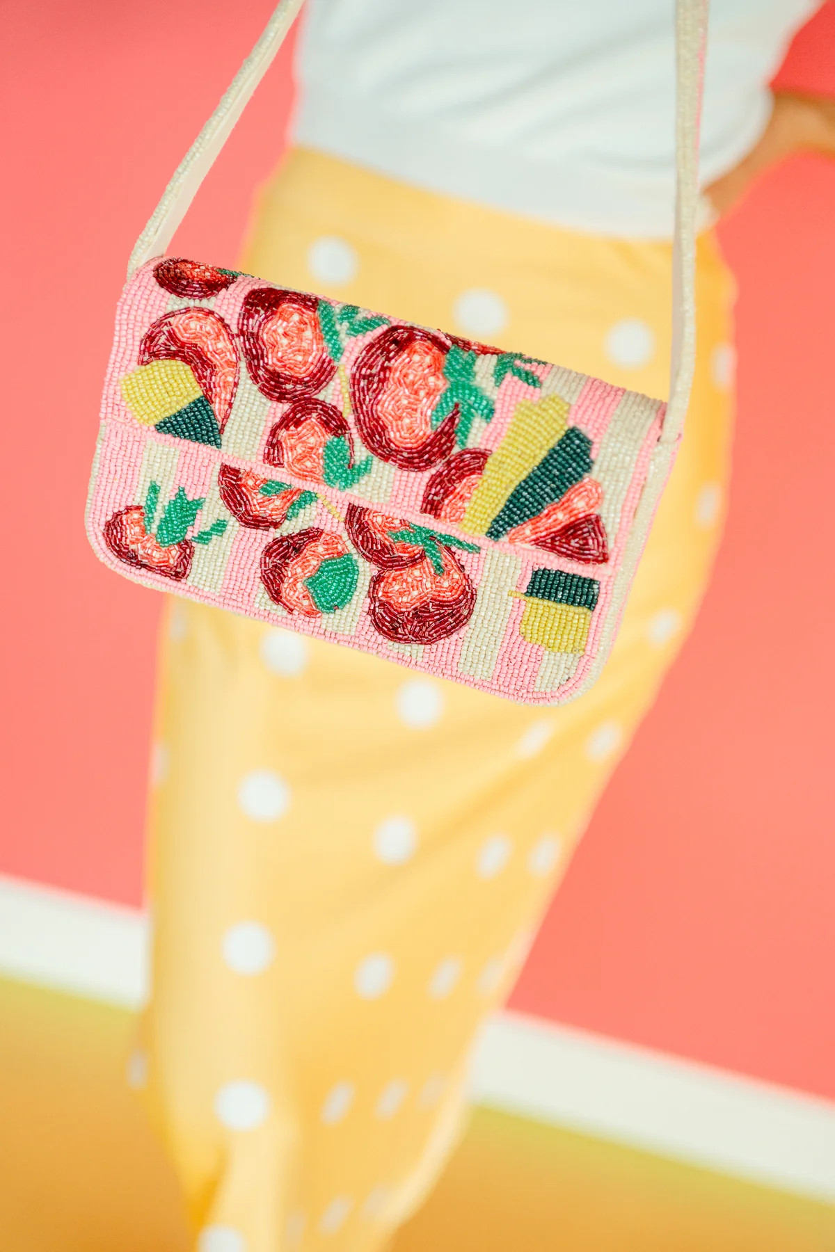 Fun and Fruity Beaded Bag | MyEllement Boutique