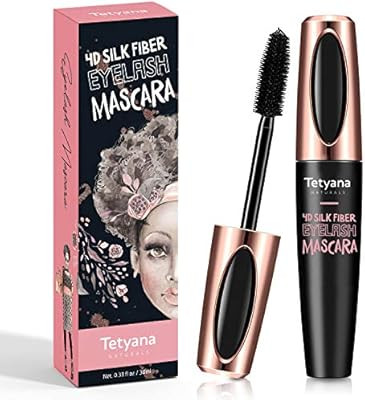 4D Silk Fiber Lash Mascara Waterproof, Luxuriously Longer, Thicker, Voluminous Eyelashes, Long-La... | Amazon (US)