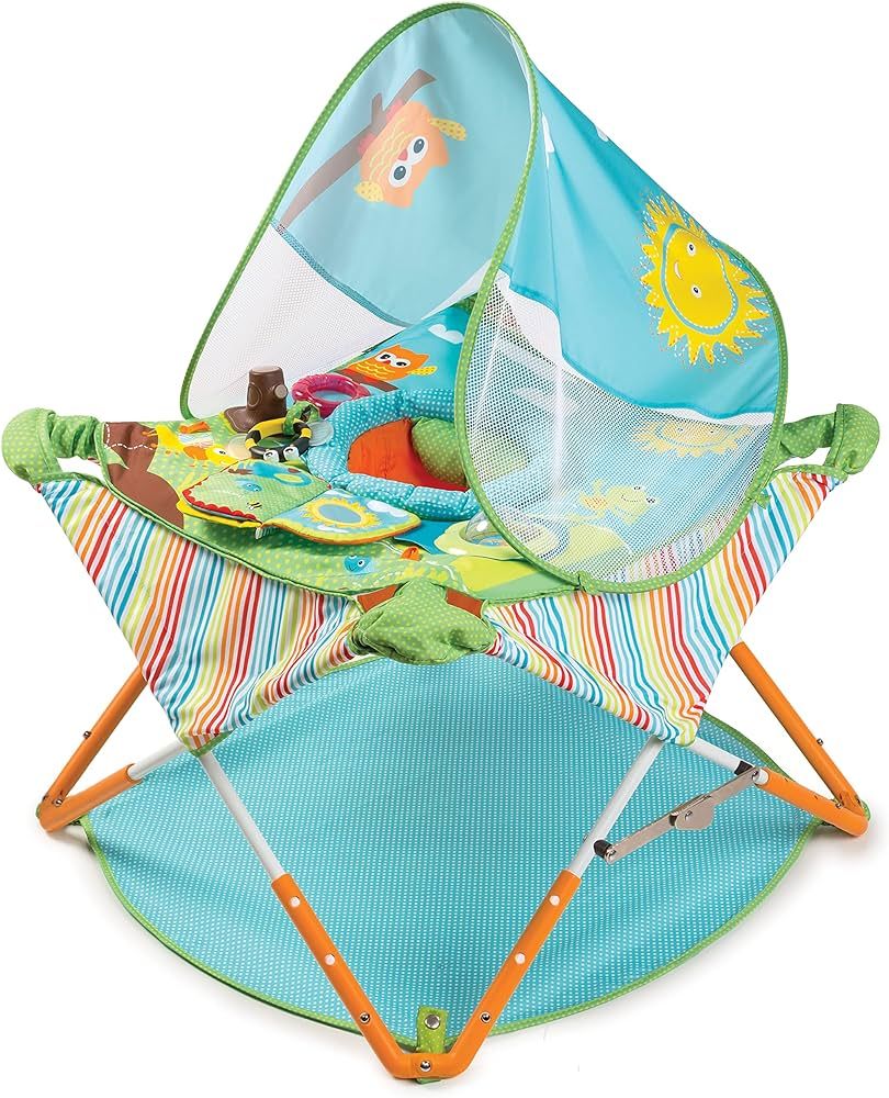 Summer-Pop 'N Jump Portable Baby Activity Center - Lightweight Baby Jumper with Toys and Canopy f... | Amazon (US)