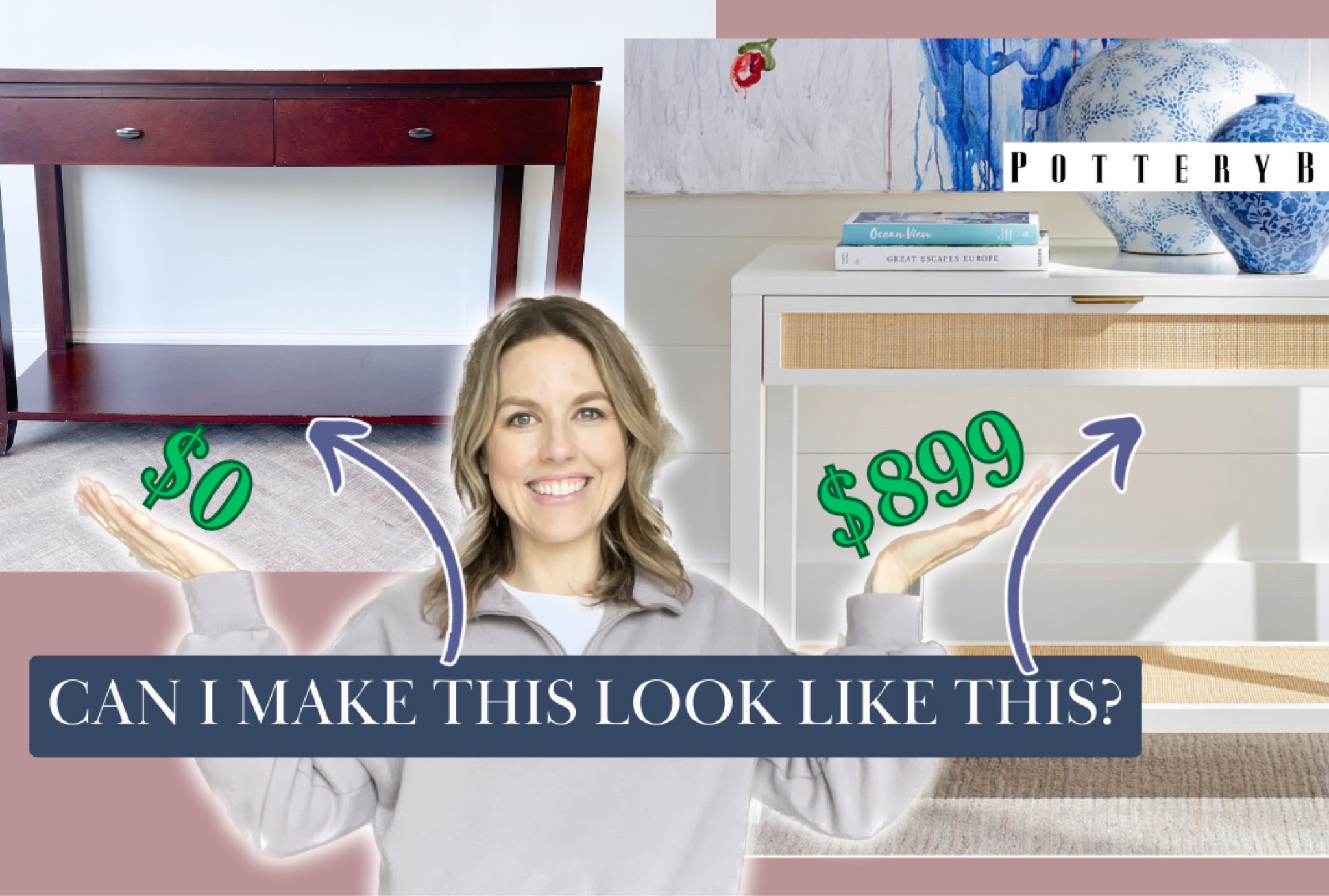 My latest YouTube video shows you how to modernize a dark console table. And for those who don’t DIY I’m including my inspo console table.

#LTKFind #LTKhome