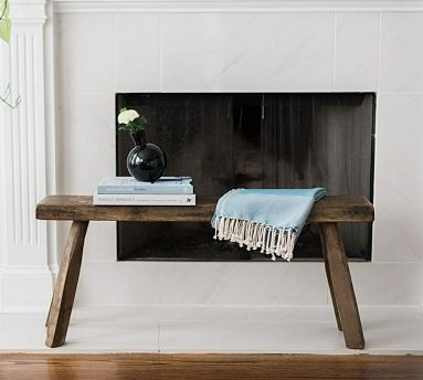 Found Reclaimed Wood Bench | Pottery Barn (US)