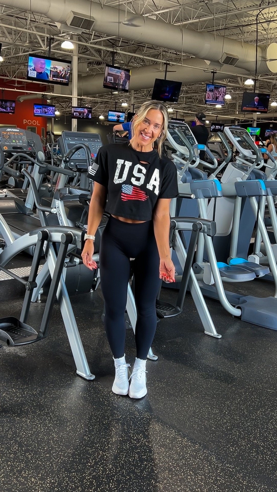 $16 Amazon USA top - this is an XS, which is available for next day delivery. The link has some really cute other color options and sizes for next day delivery too. It’s a must wash before wear type of shirt - felt scratchy when I first opened it but definitely softened up in the wash ❤️🤍💙