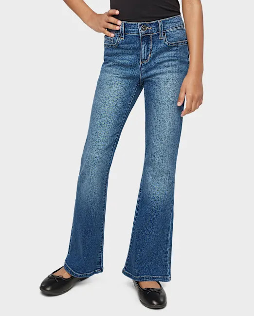 Girls Flare Jeans - blue | The Children's Place