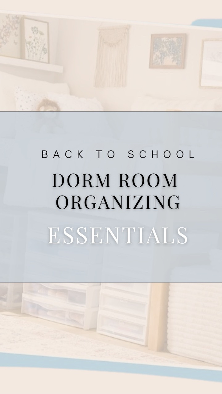 Your one stop shop for all things college living 📚✏️ Comment DORM and we’ll send you the full list of our @thecontainerstore dorm room essentials!

#organizedbyjm #thecontainerstore #sponsored #dormroom #college