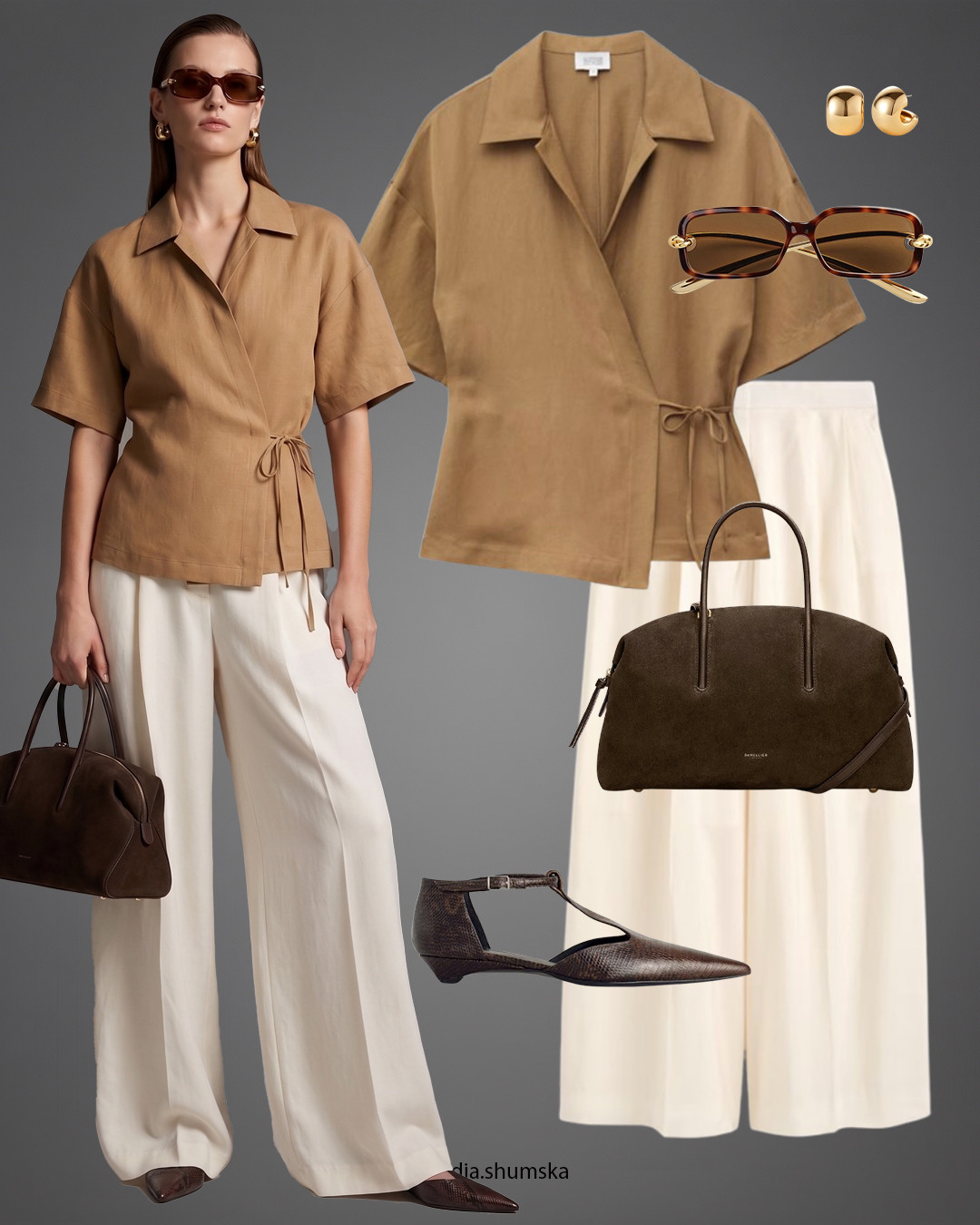 Cream trousers: summer edition✨ 

 #LTKStyle #SummerOutfit #LTKsummer #LTKstyletip