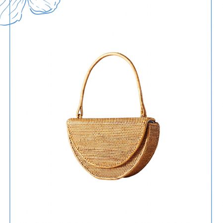 Raffia woven shoulder bag, spring handbag, mini bag, Anthropologie purse 

#LTKunder100 #LTKitbag