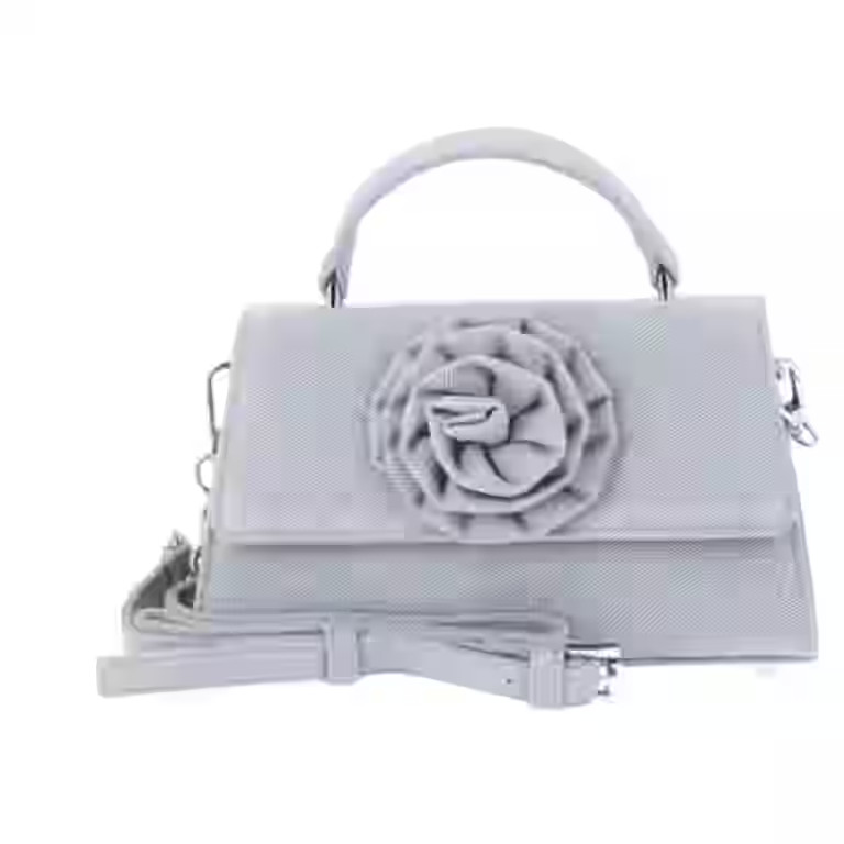 Madden NYC Women's Rosette Top Handle Handbag, Denim | Walmart (US)