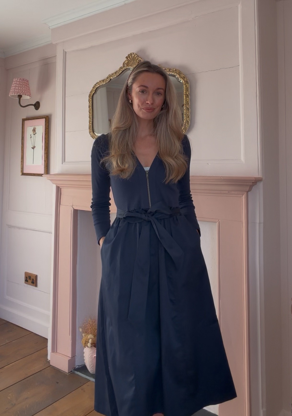 New in midi dress from Boden 🤍 Chic and feminine dress. Cinched waist, long sleeves, elegant and feminine dress. 

#LTKwinter #LTKdresses #LTKeurope