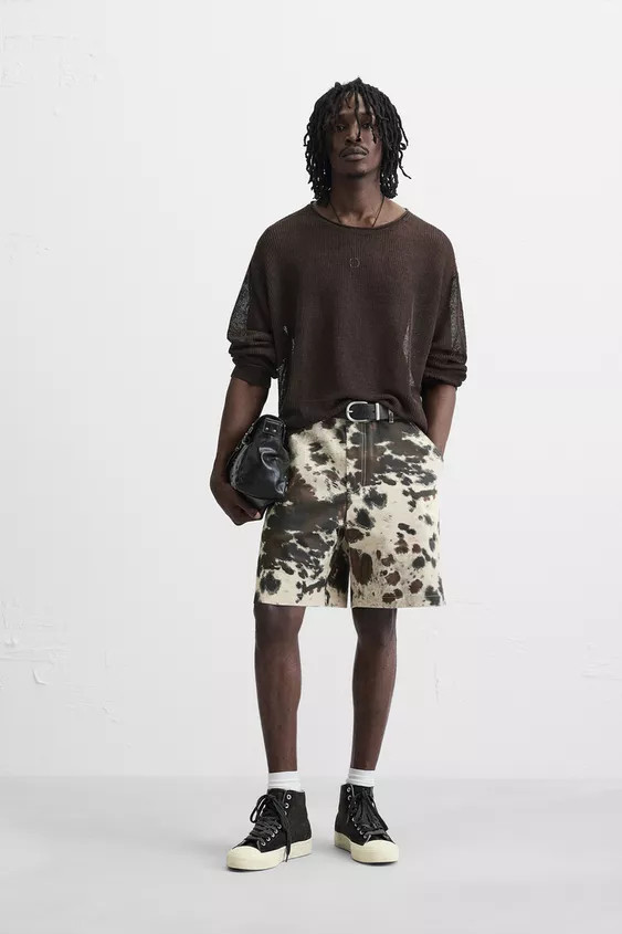 ANIMAL PRINT SHORTS | Zara US