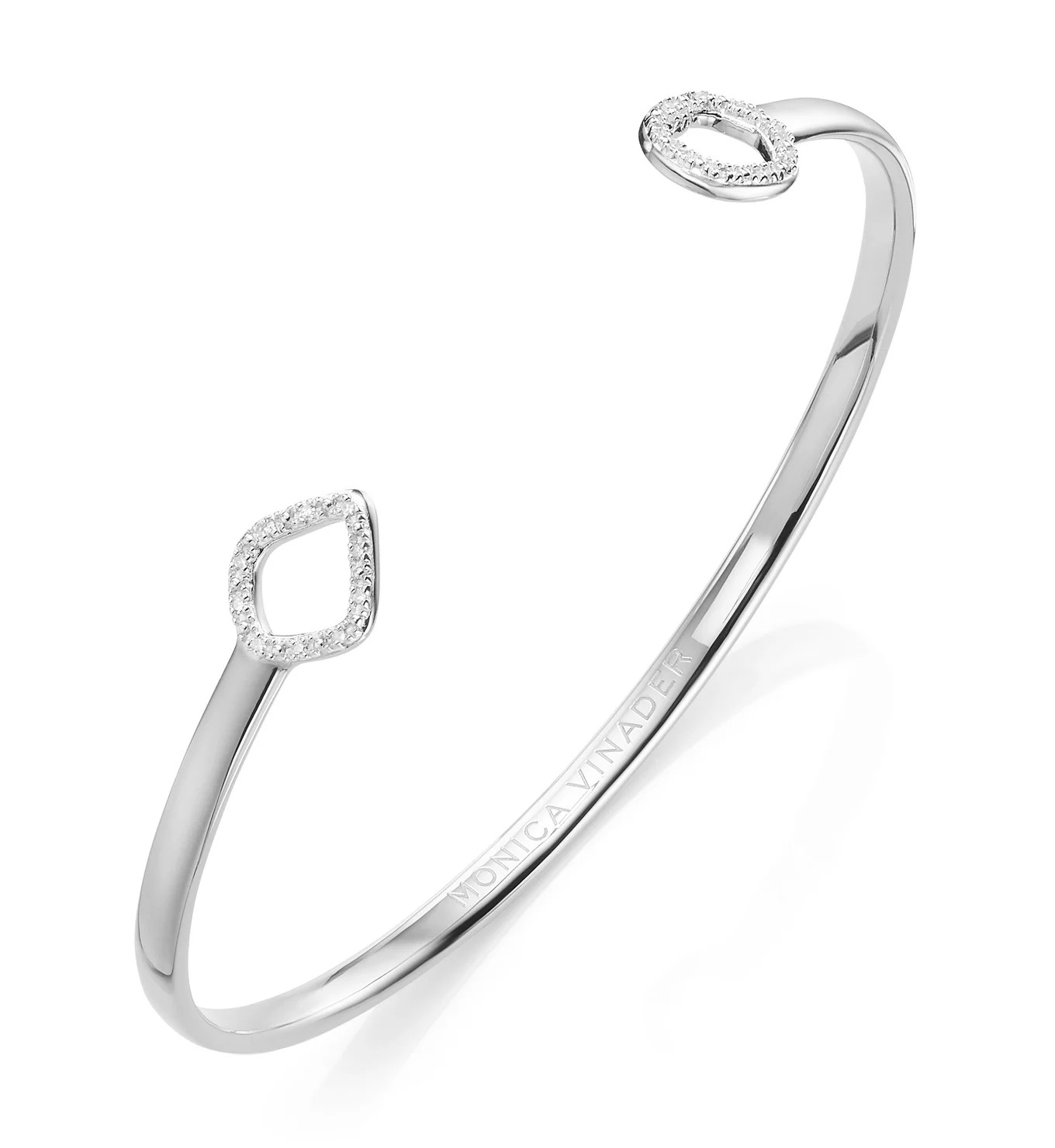 Riva Mini Kite and Mini Circle Diamond Cuff | Monica Vinader (Global)