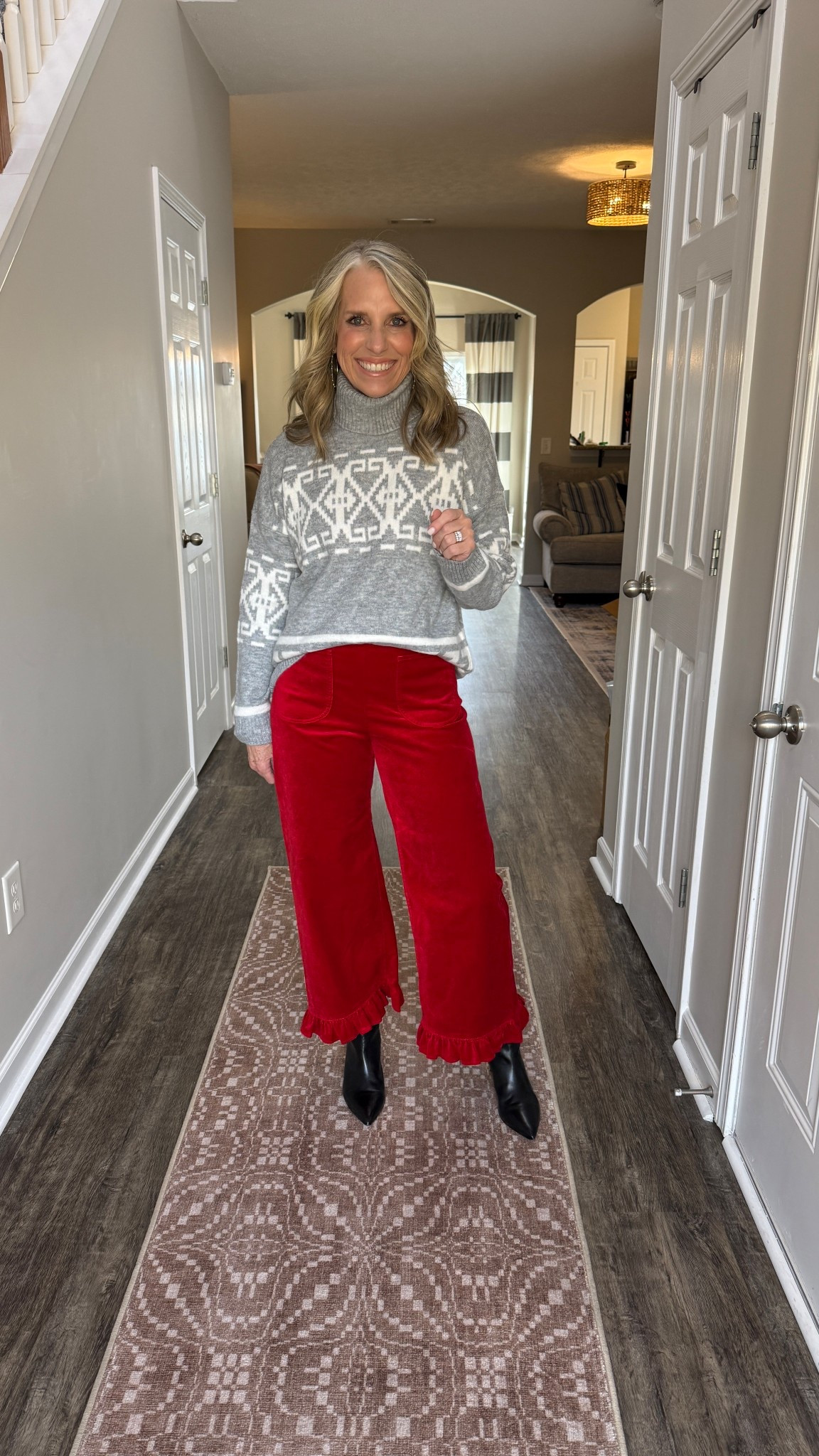 pants 27, sweater XS

#LTKSeasonal #LTKHoliday #LTKOver40