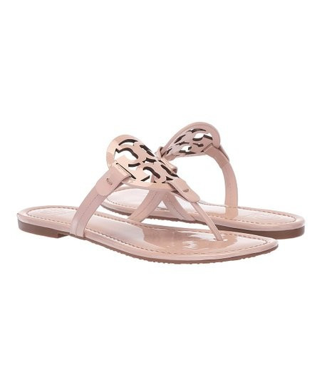 Seashell Pink Miller Leather Sandal - Women | Zulily