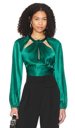 Idara Top in Green | Revolve Clothing (Global)