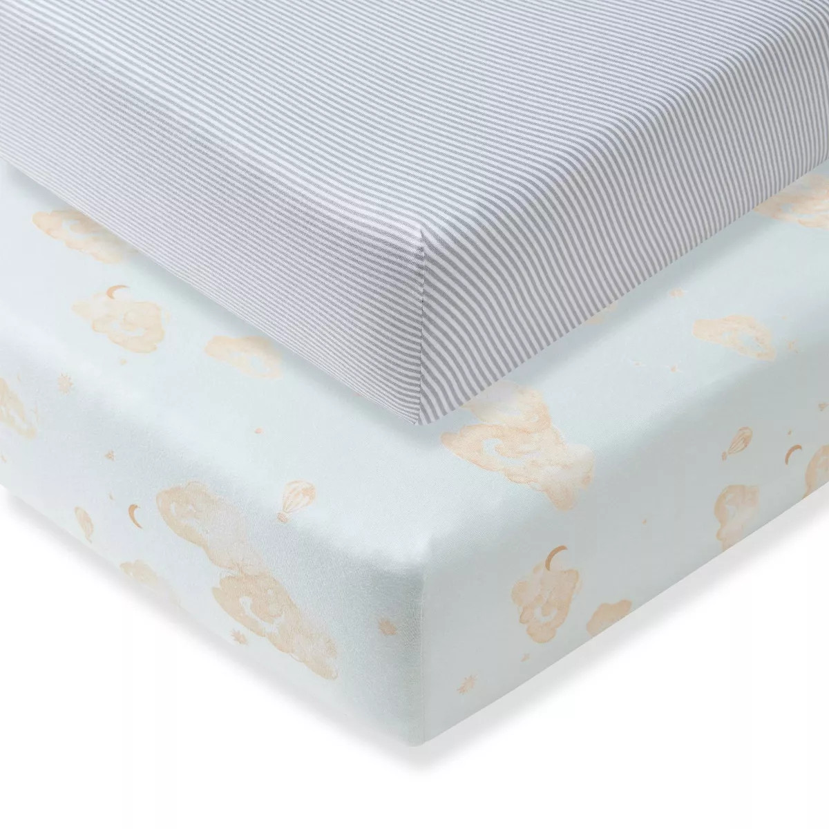 Burt's Bees Baby 2pk Good Night Sky Crib Sheets | Target