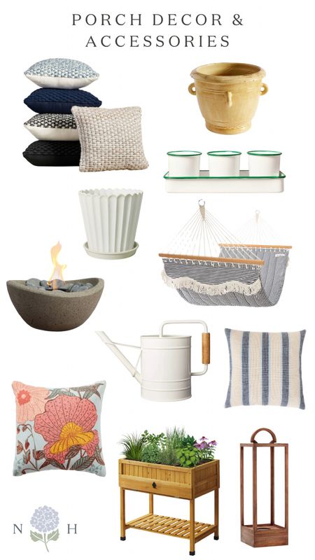 west elm, pottery barn, target, outdoor accessories, outdoor decor, outdoor throw pillows, hammock, planters, watering can 

#LTKHome #LTKSeasonal