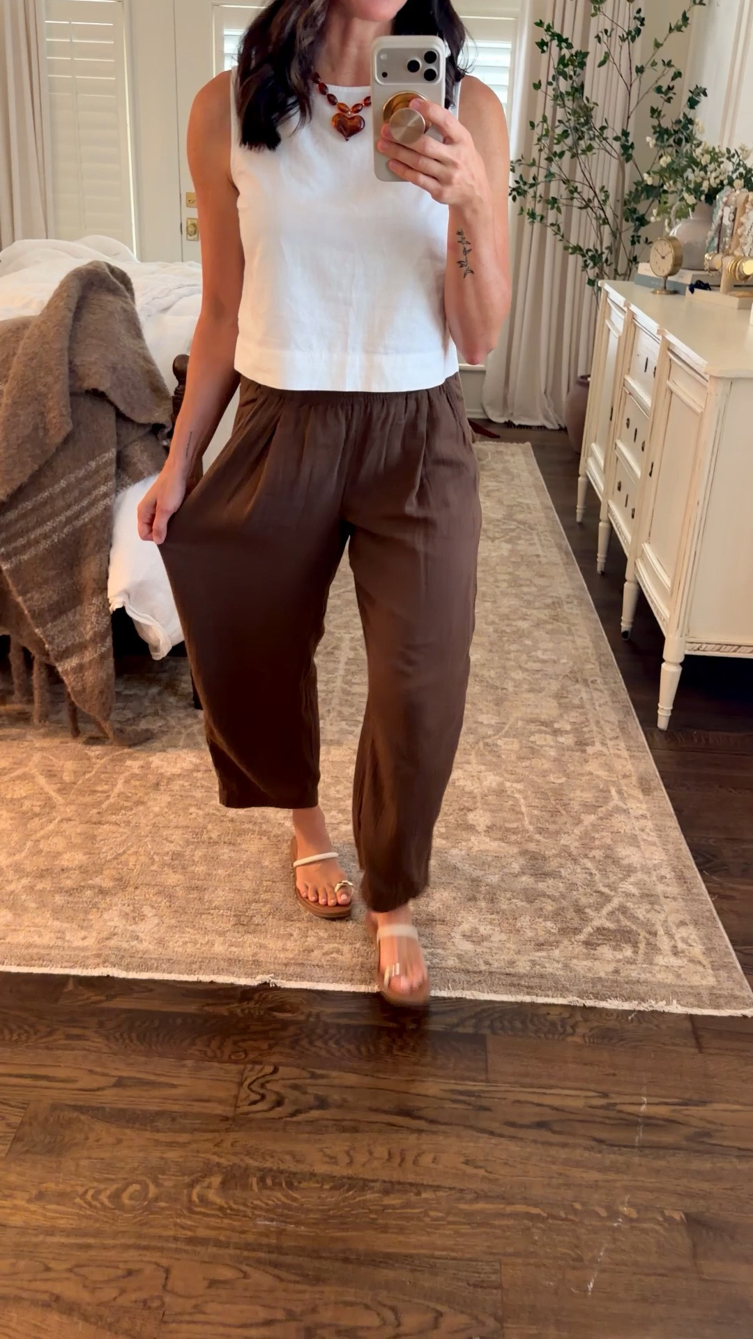 Love these gauze barrel pants- they’re so soft and easy! Selling out quick.

#LTKmomlife #LTKootd #LTKgrwm