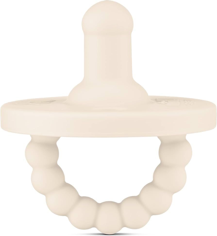 Ryan & Rose Cutie PAT Pacifier Teether (Stage 1, Ivory) | Amazon (US)