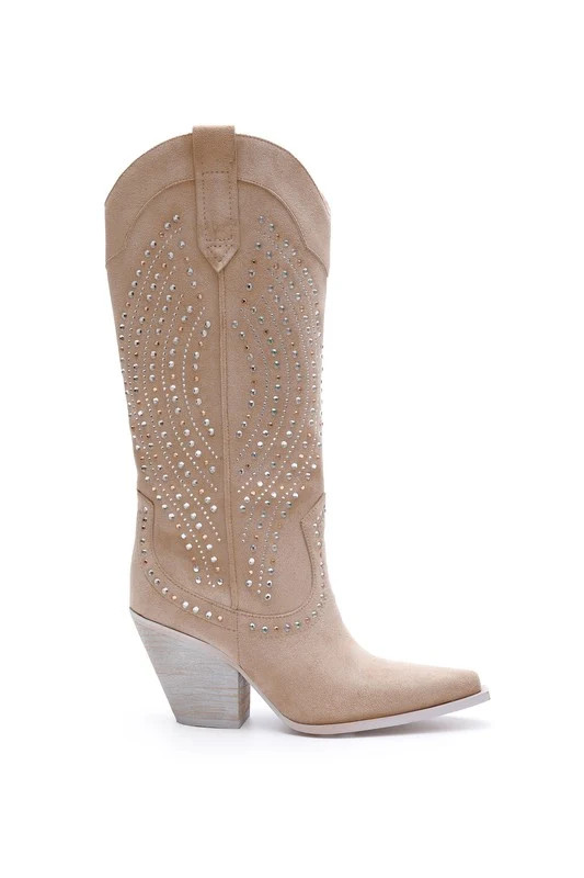 NEW!! Saint Rhinestone Cowboy Boots | Glitzy Bella